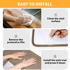 Herringbone Wear-Resistant Stair Protection Tape Free Carpet Stair Treads