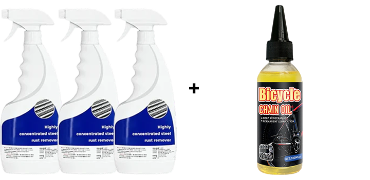 💥 Buy 2 Get 1 Free🔥🛠️ Highly Concentrated Rust Remover for Steel & Iron – Deep-Acting, Effortless, and Metal-Safe