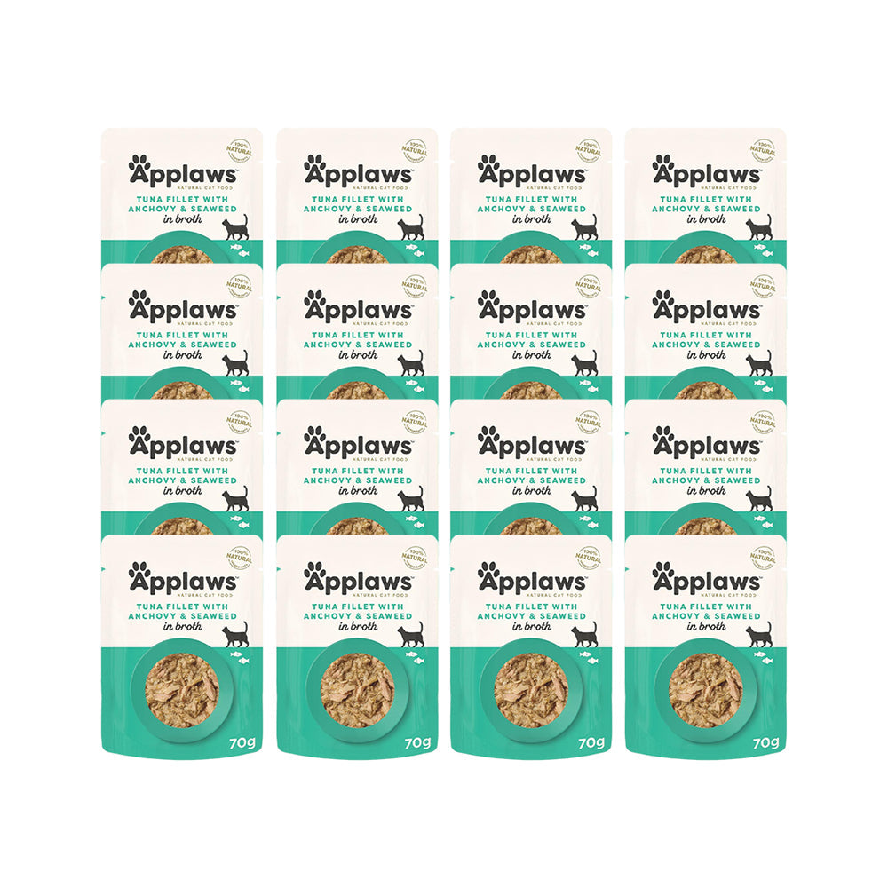 APPLAWS Tuna with Anchovy Wet Cat Food Pouch