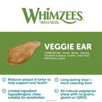 Whimzees Dental Dog Treats Veggie Ear