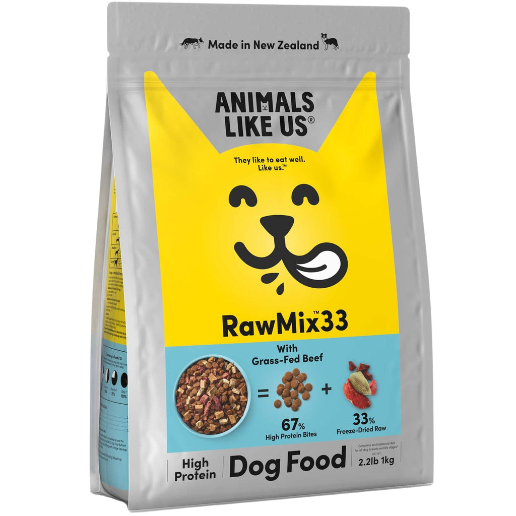 Animals Like Us Dog Food RawMix33 with Grass-Feed Beef