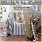All-seasons Chenille Fabric Double-sided Anti-scratch Home Decoration Armchair Cover