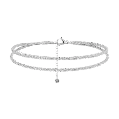 🌸Mother's Day Promotion🥰Dainty Layered Waterproof Anklet For