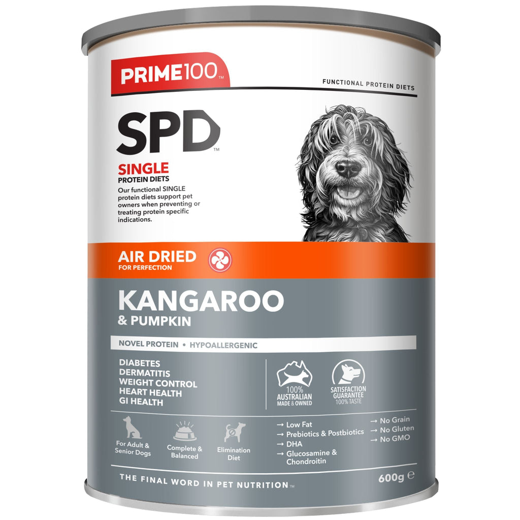 Prime100 SPD Air Dried Dog Food for Adult Kangaroo & Pumpkin