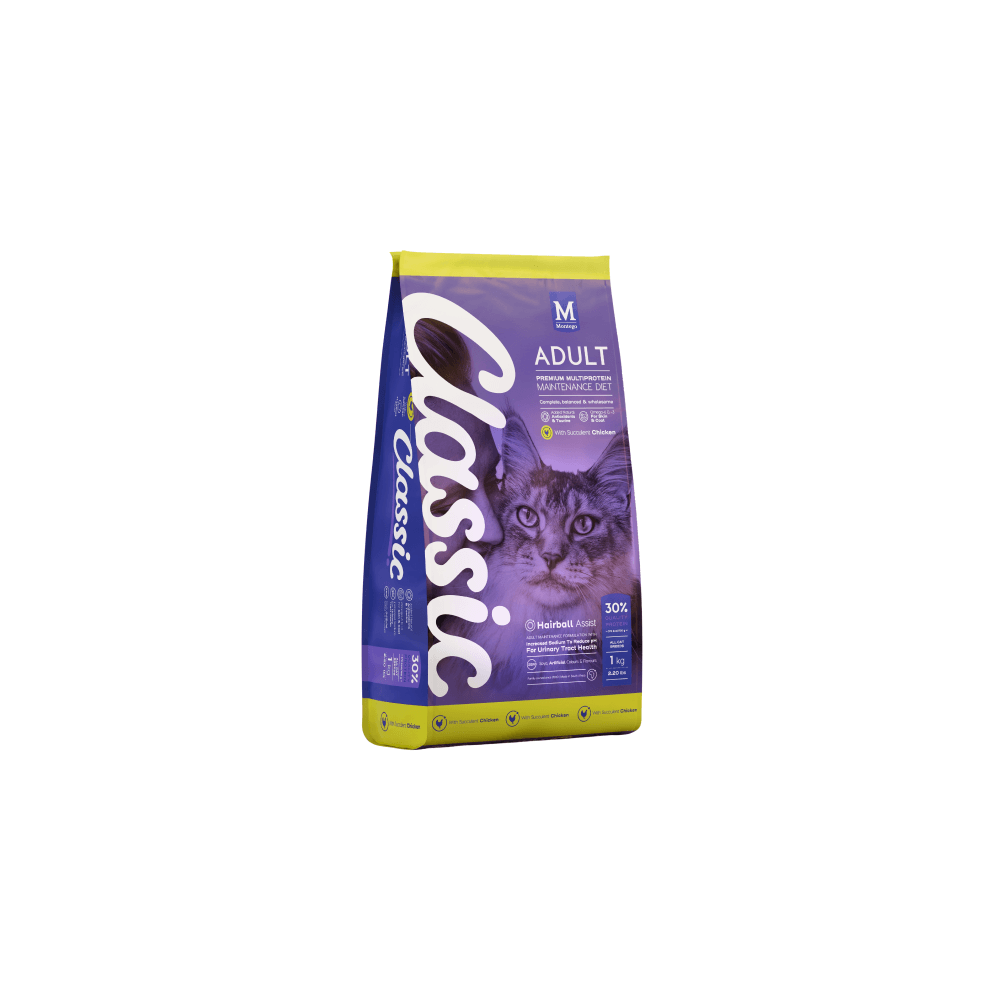 Montego Classic Adult Chicken Dry Cat Food 1kg