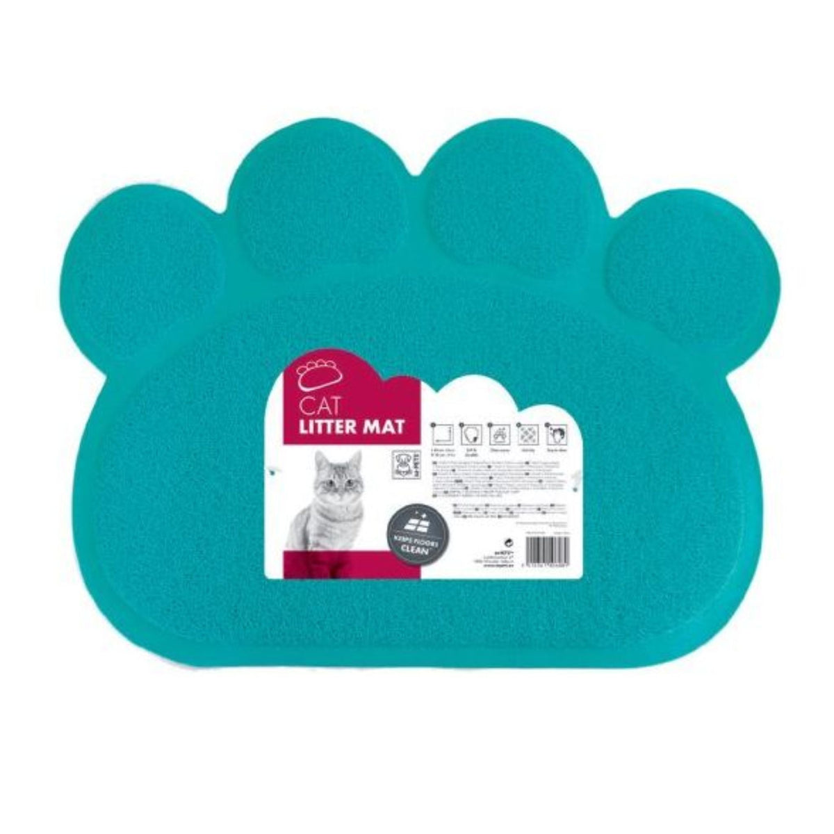 M-Pets Cat Litter Mat Paw 60x45cm