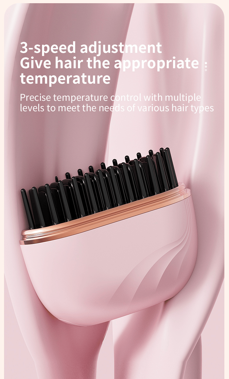 ⚡Limited Sale 50% OFF⚡Mini Cordless Hair Straightener Comb