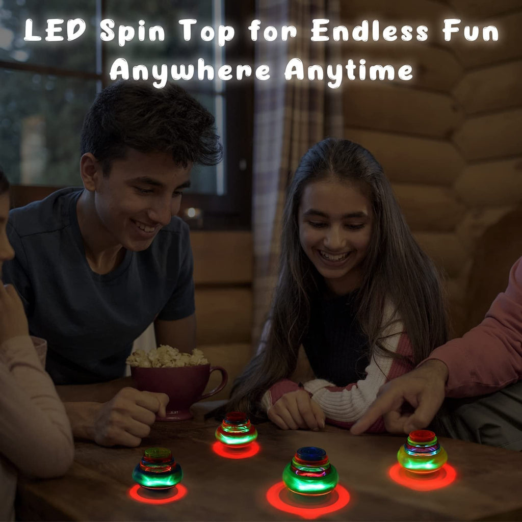 🔥Buy 2 Get 1 FREE（3pcs)🎁Music Flashing Spinners Toy With Launcher