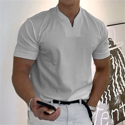 ⏰ Now Only 60% OFF! 👕Men Gentlemans Business Short Sleeve Fitness T-shirt