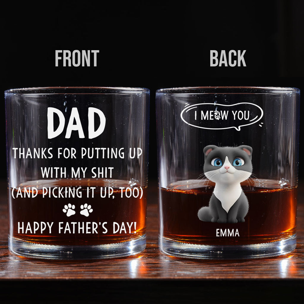 Still Your Furry Little Problem - Personalized Whiskey Glass