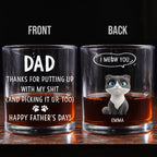 Still Your Furry Little Problem - Personalized Whiskey Glass