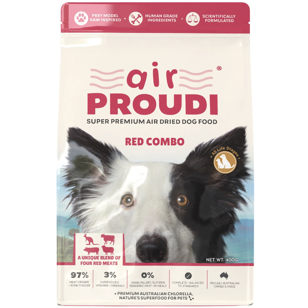 Air Proudi Premium Air Dried Dog Food Red Combo