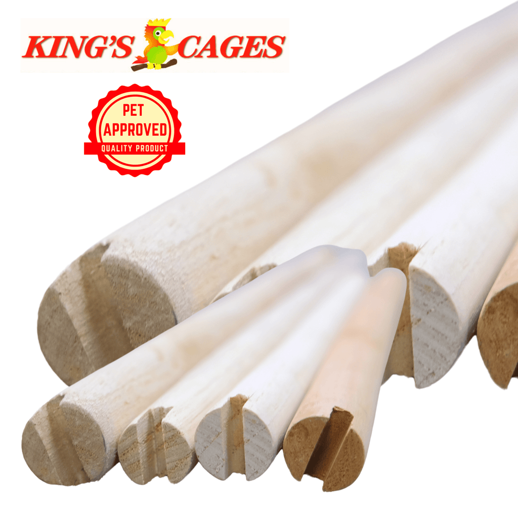 Pine Dowel Perch 45 1/4" Long X 1" Diameter (Fits Kings Cages European Napoleon Cage 406)