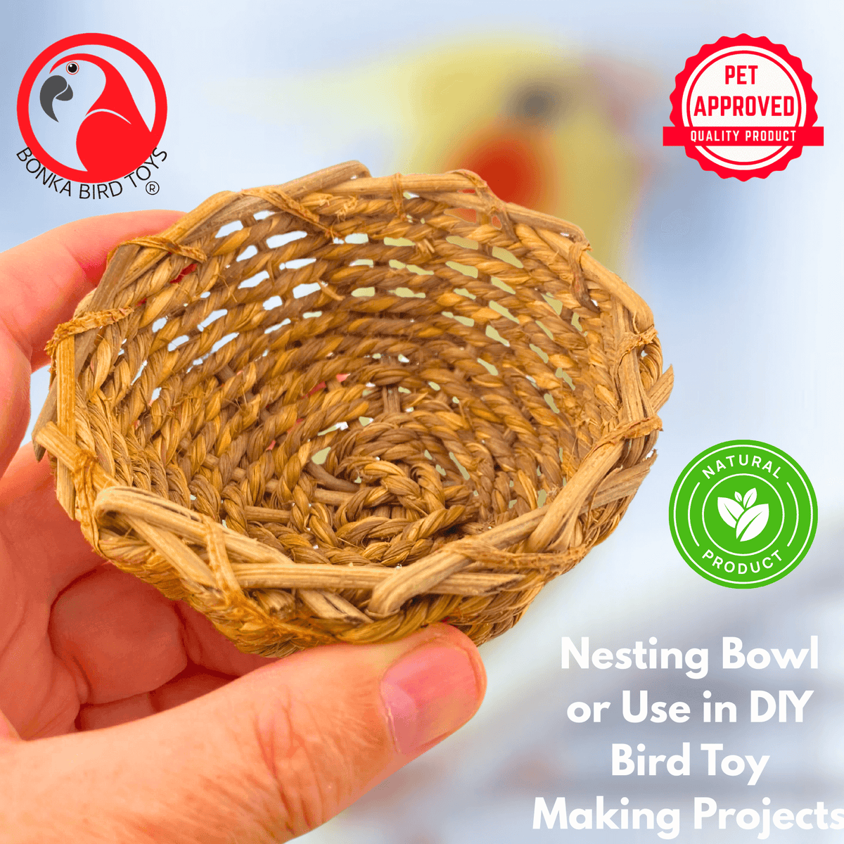 1262 Natural Grass Bowl