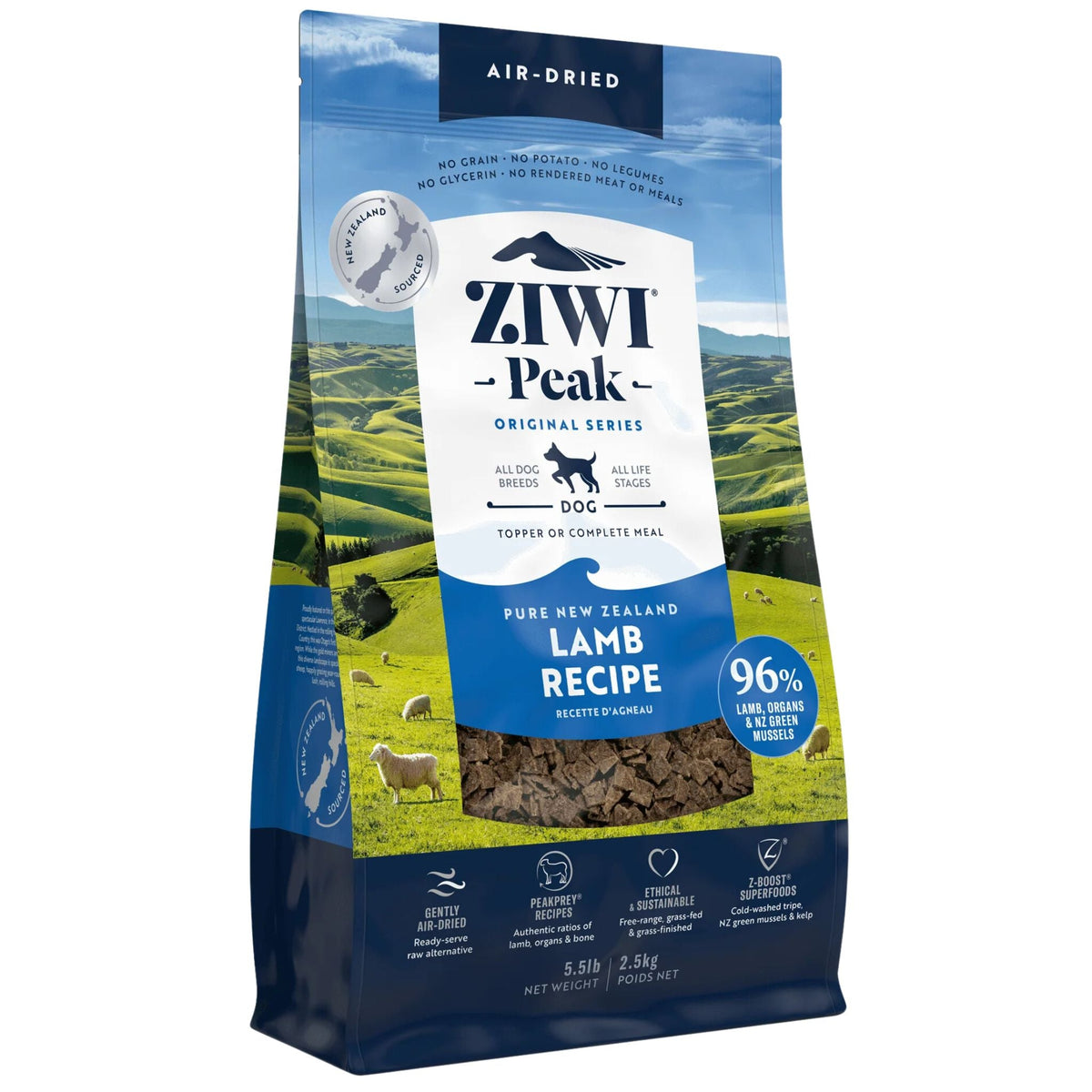 ZIWI Peak Dog Food Air Dried Lamb