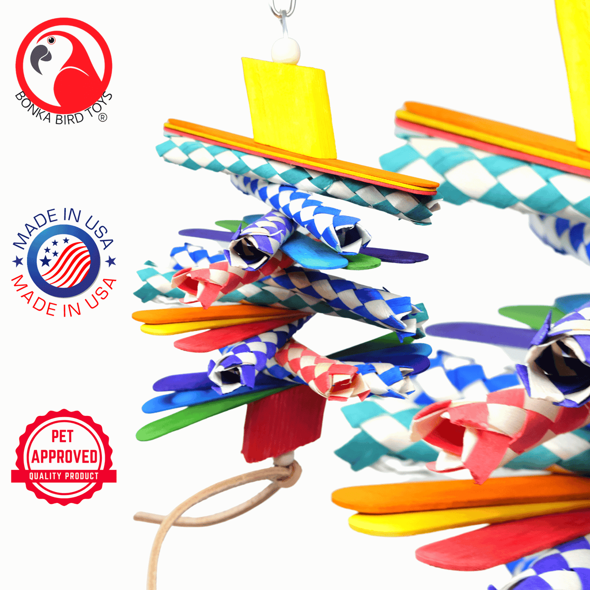 1081 4 Step Shredder - Engaging Bird Toy for Fun & Stimulation