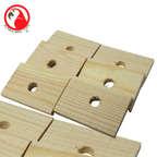 Pack6 2" Wooden Pine Block Slats