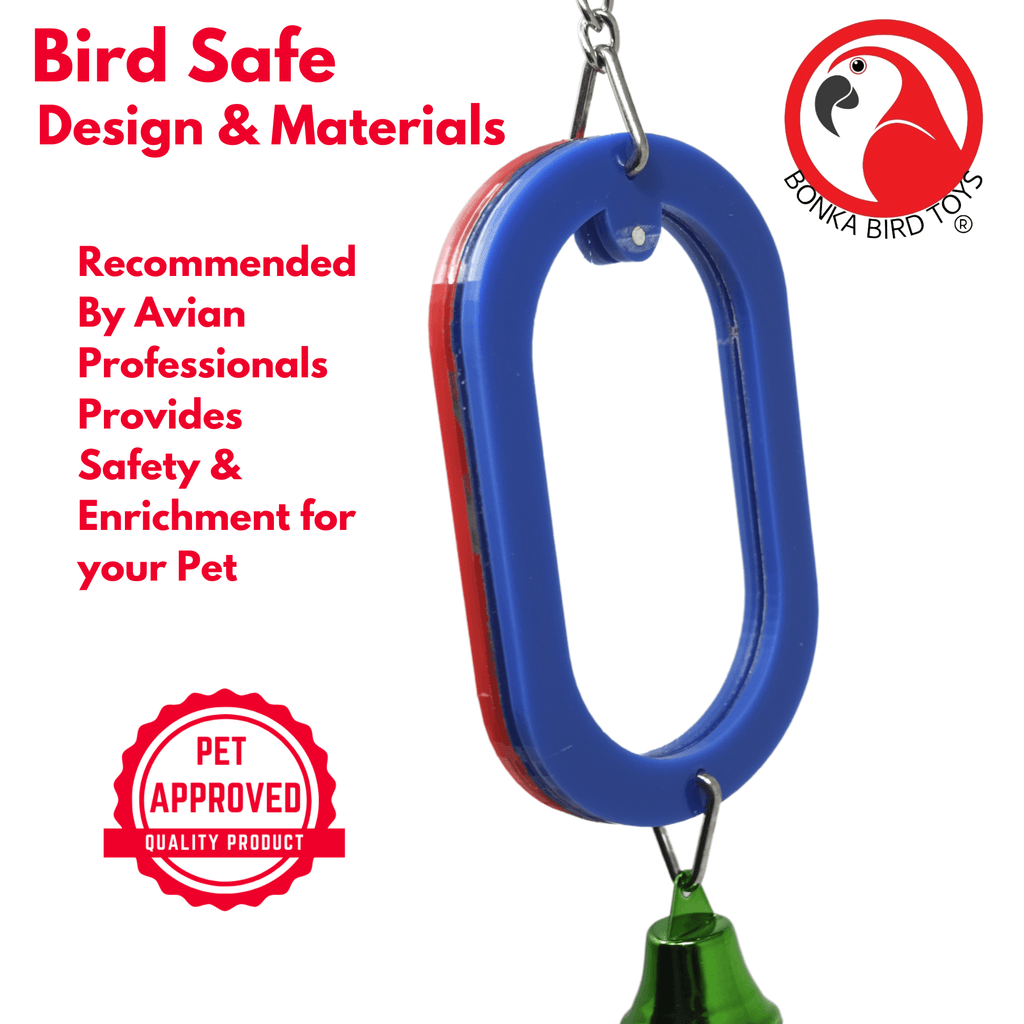 2660 Oval Bird Mirror (COSMETIC DEFECT)