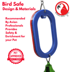 2660 Oval Bird Mirror (COSMETIC DEFECT)