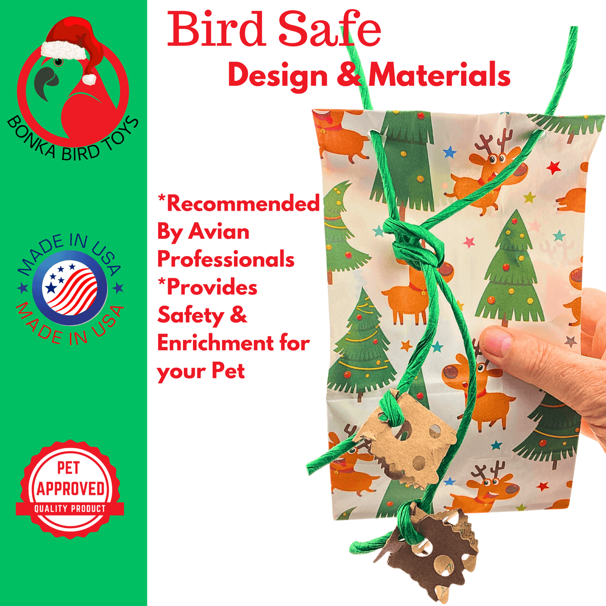 2750 Christmas Rudolph Treat Bag