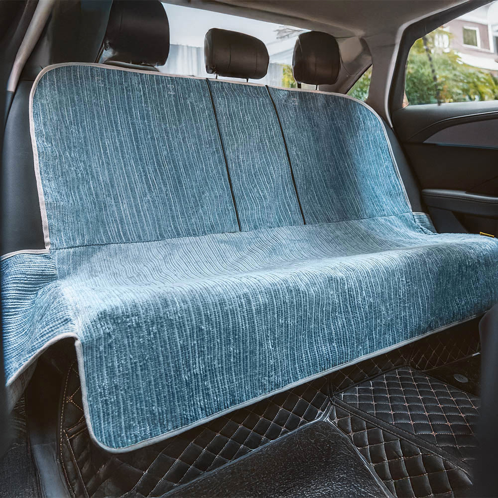 Waterproof Striped Chenille Pet Car Seat Protector Dog Car Seat Cover-Road Safer