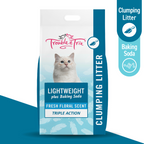 Trouble and Trix Lightweight Fresh Floral Clumping Cat Litter With Baking Soda