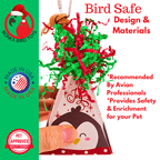 2745 Penguin Christmas Crinkle Cone