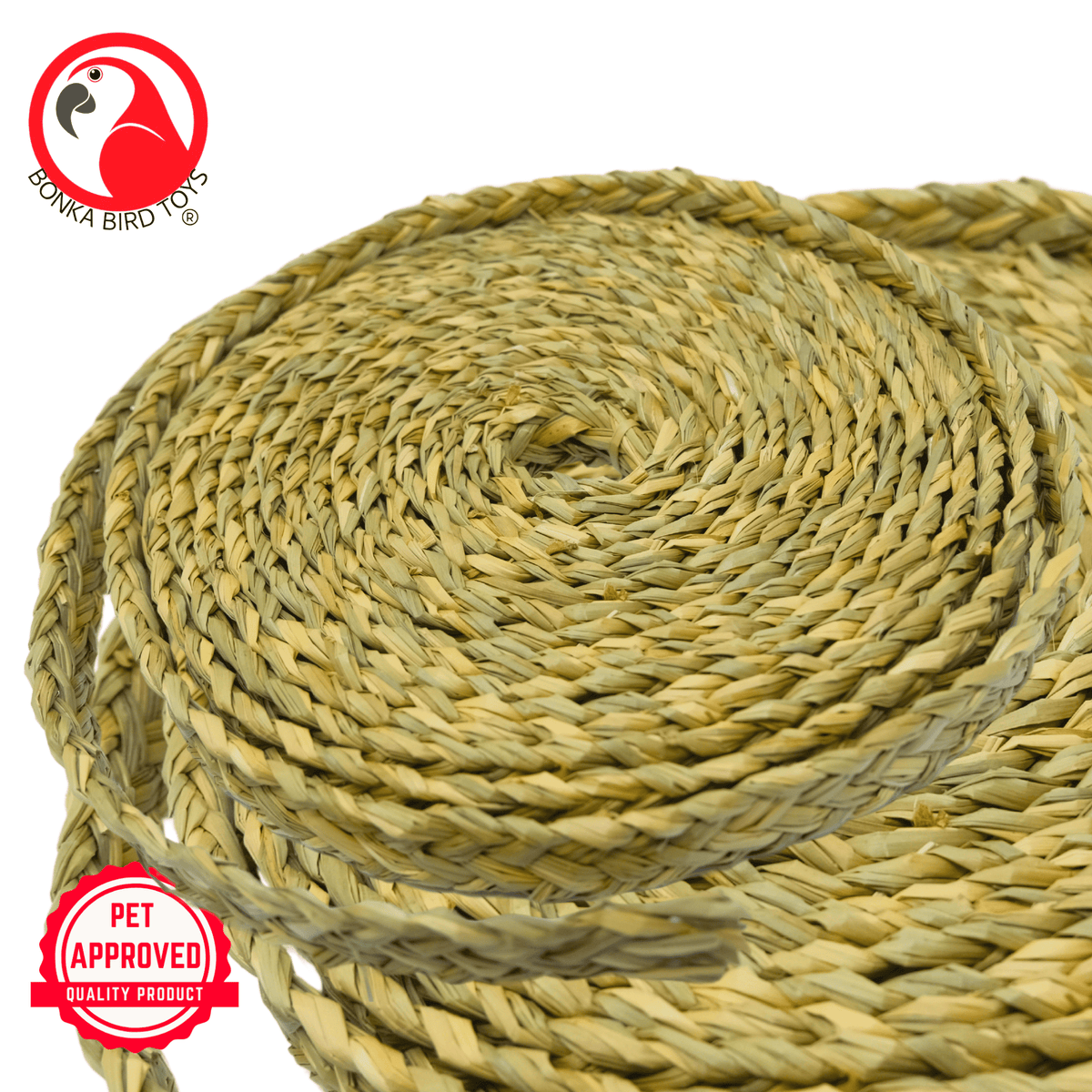 1254 7/8" Seagrass Braided Rope 20 Ft