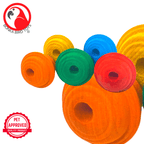 2933 Pk5 Colored Wooden Knobs