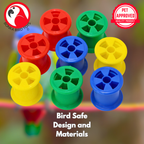 1490 Colored Plastic Bobbin Spools