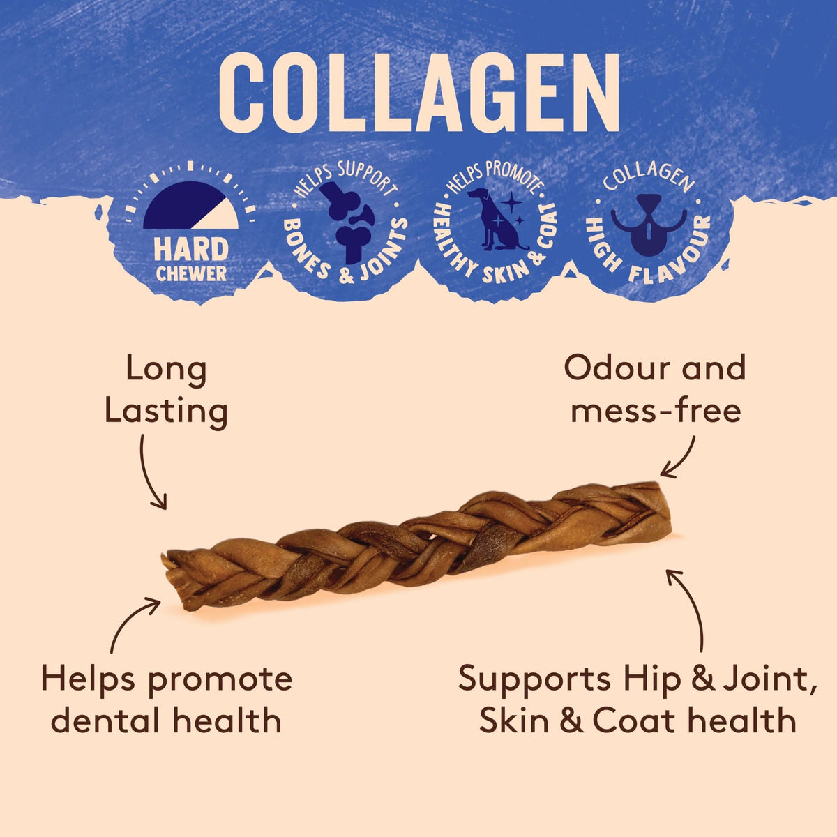 WAG Collagen Stick Braided