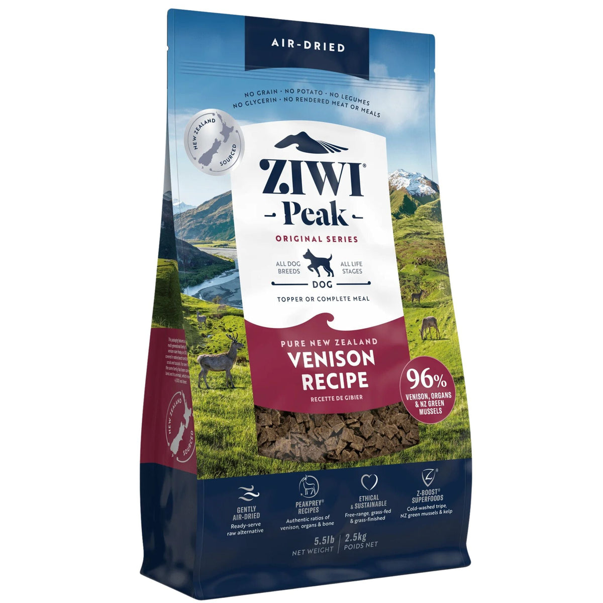ZIWI Peak Dog Food Air Dried Venison