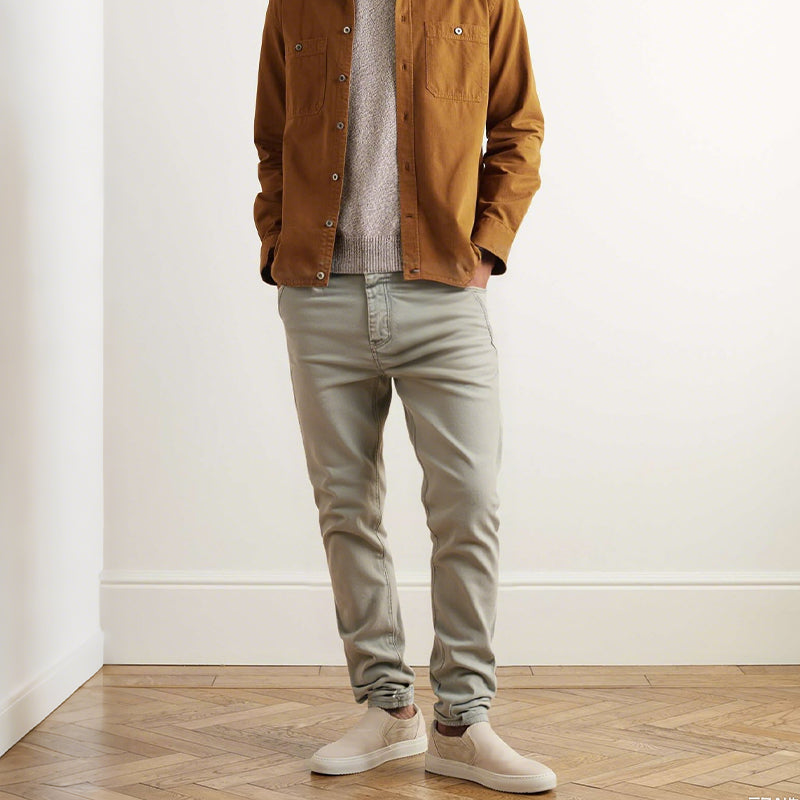 🖤New Year 50% OFF 🖤 Men’s Casual Slim-Fit Solid Color Pants❄️