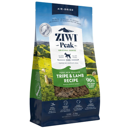 ZIWI Peak Dog Food Air Dried Tripe & Lamb