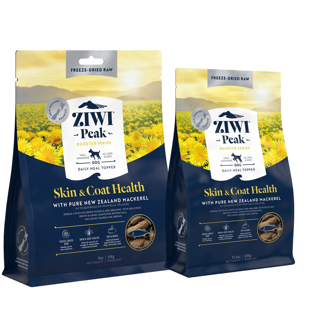 ZIWI Peak Freeze Dried Dog Boosters Skin & Coat Health - Mackerel