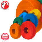 2936 Pk6 Colored Wooden Wheel