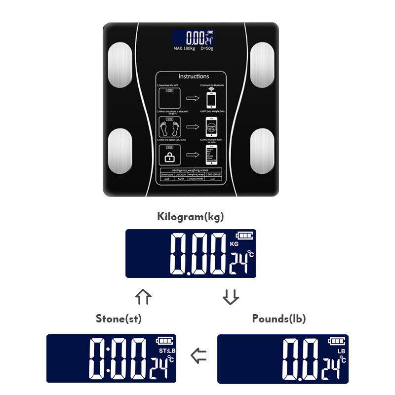 💥LAST DAY SALE 70% OFF🔥Smart BMI Digital Wireless Weight Scales with LCD Display