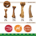 Nylabone Natural Healthy Edibles Dog Chew Treats Long Lasting Wild Venison Bone