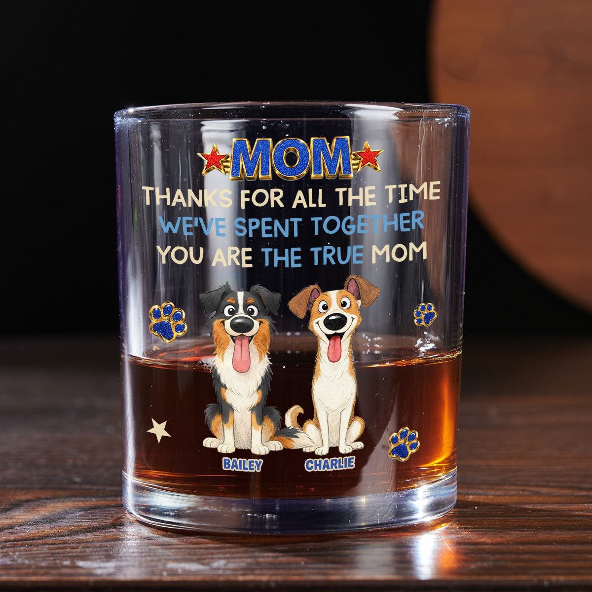 The True Parent - Personalized Whiskey Glass