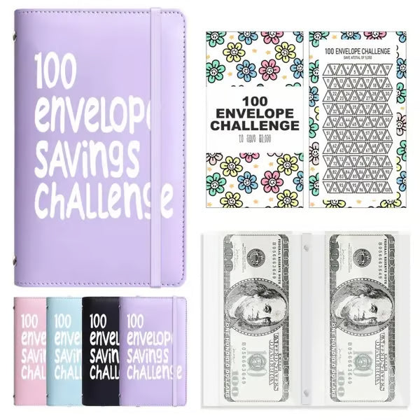 🔥BEST NEW YEAR GIFT £8.99!!🎁100 Envelope Savings Challenge Book💷