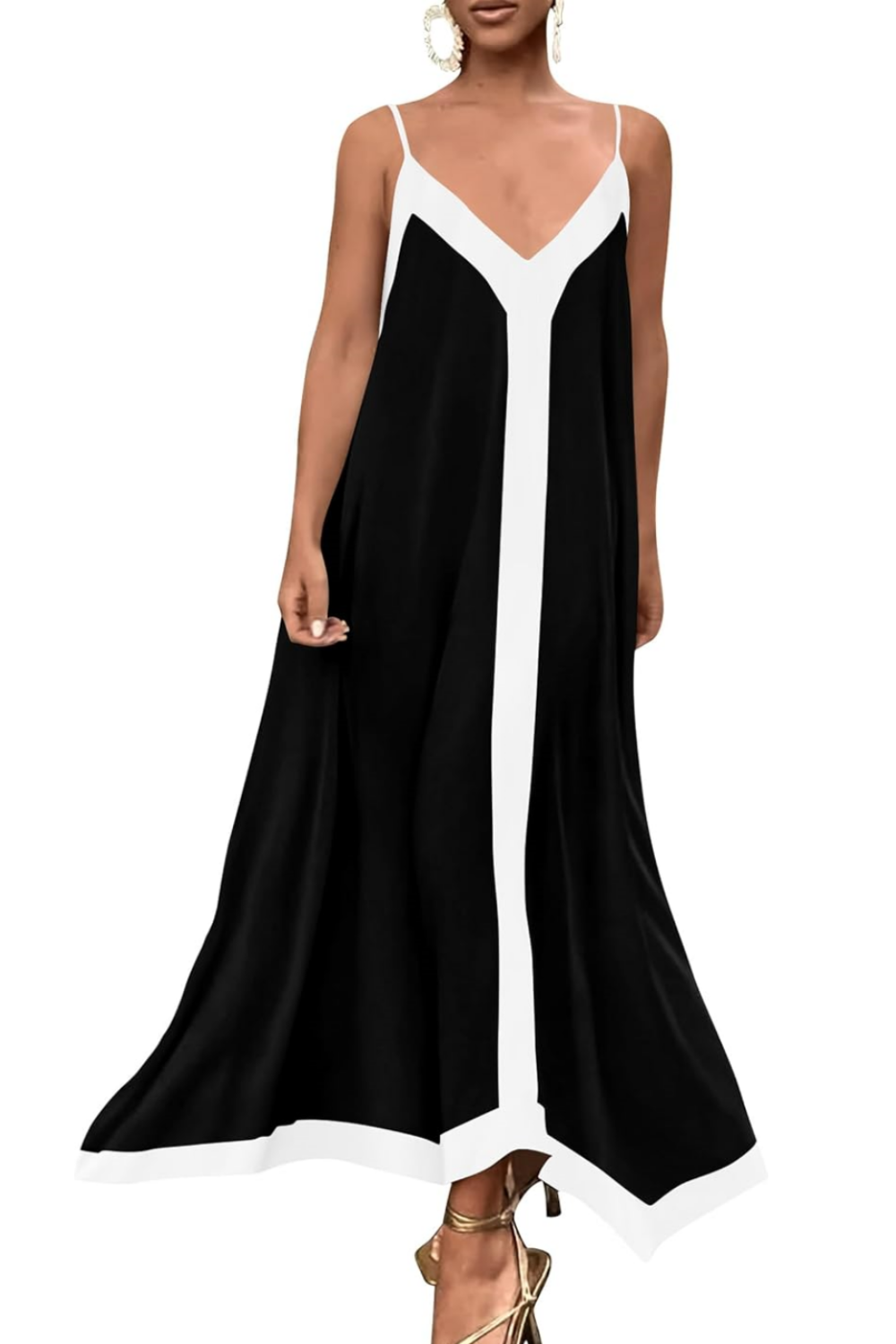 🌷HOT SALE 50% OFF💕Summer V-neck Colored Italian Noodle Dress