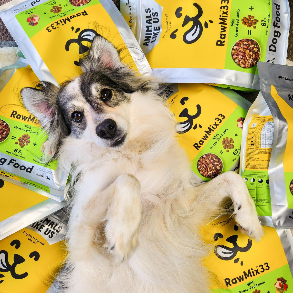 Animals Like Us Dog Food RawMix33 with Grass-Feed Lamb