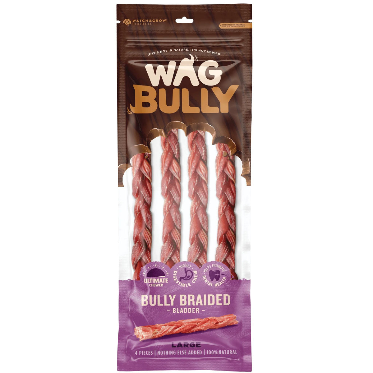 WAG Braided Bully Stick