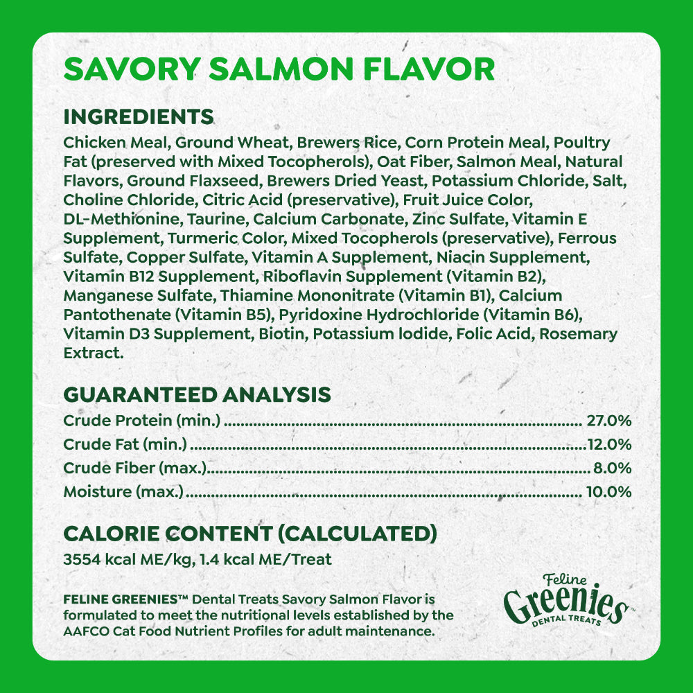 GREENIES Salmon Feline Dental Treats 60g