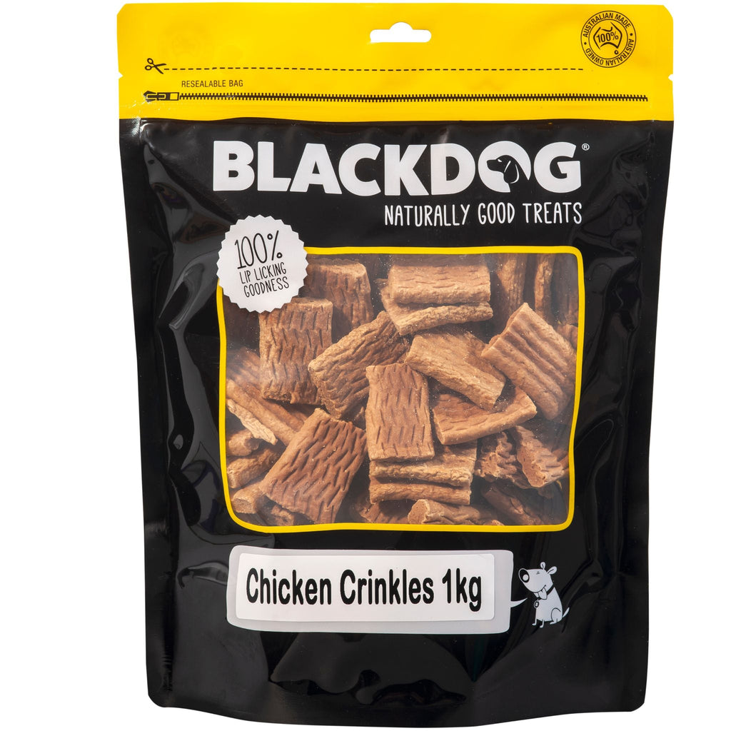 BlackDog Chicken Crinkles Dog Treats