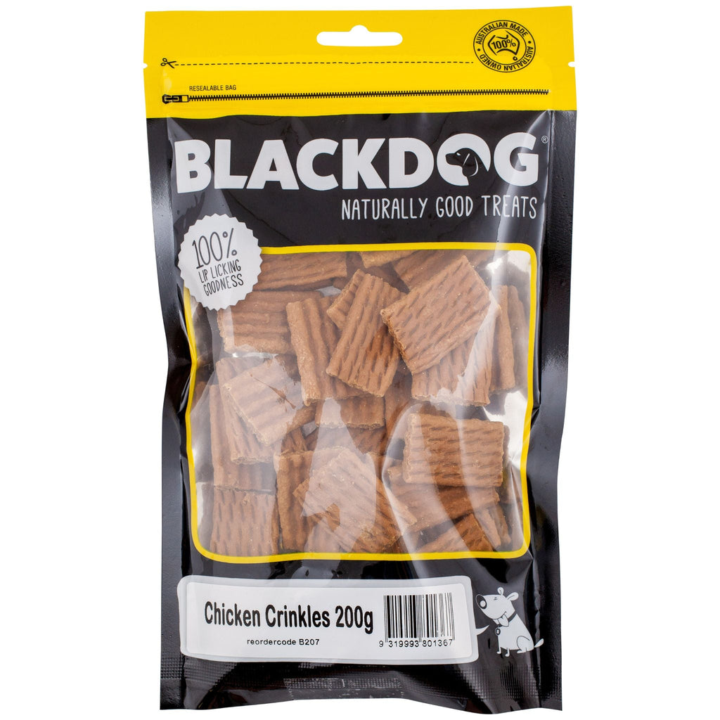 BlackDog Chicken Crinkles Dog Treats