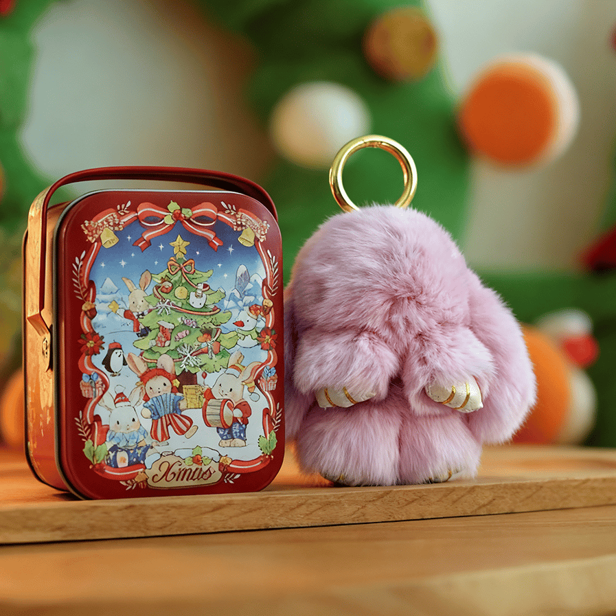 💕Early Bird Special Offer: 60% OFF🐰 Handmade Soft Bunny PomPom Charms