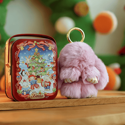 💕Early Bird Special Offer: 60% OFF🐰 Handmade Soft Bunny PomPom Charms