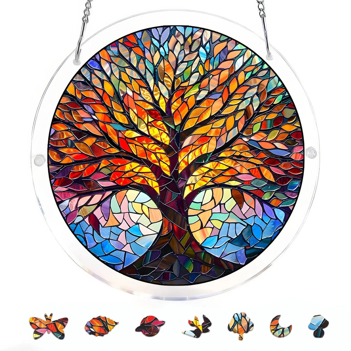 🔥LAST DAY 70% OFF 🧩Acrylic 80 Pcs Puzzle✨Suncatcher Hanging Ornament