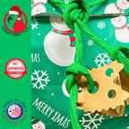 2754 Christmas Snowman Treat Bag